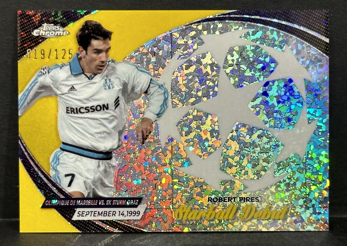 2023-24 Topps Chrome UCC Marseille Robert Pires Starball Debut