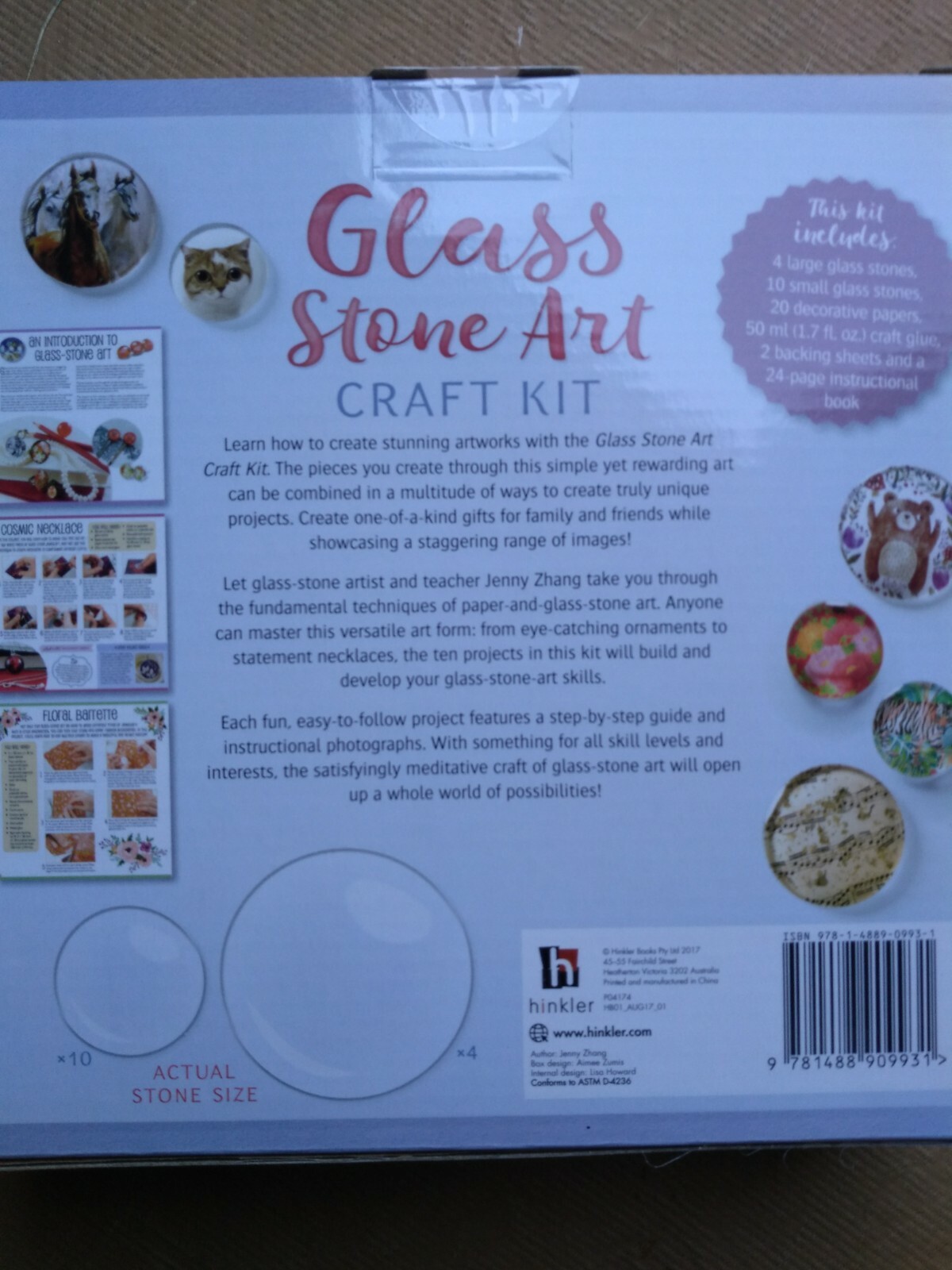 Glass Stone Art Craft Kit, Great Gift for Many Ages eBay