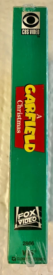 A GARFIELD CHRISTMAS VHS Video Tape 1991 Rare CBS Cartoon Holiday New Sealed — 第 3/4 张图片