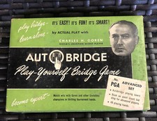 Vintage Auto Bridge Game Play Yourself - Char...