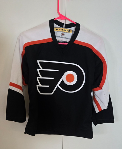 Vintage Philadelphia Flyers pull noir moyen Équipe de hockey de la LNH des Flyers de Philadelphie Spell Out Hoodie Flyers National Hockey Sport Taille M - France
