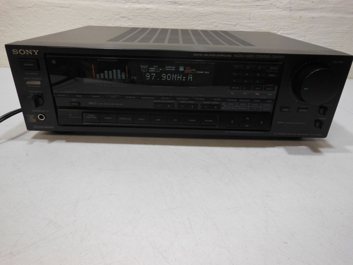 Sony STR-AV920 AM-FM Stereo Receiver Surround Control Center