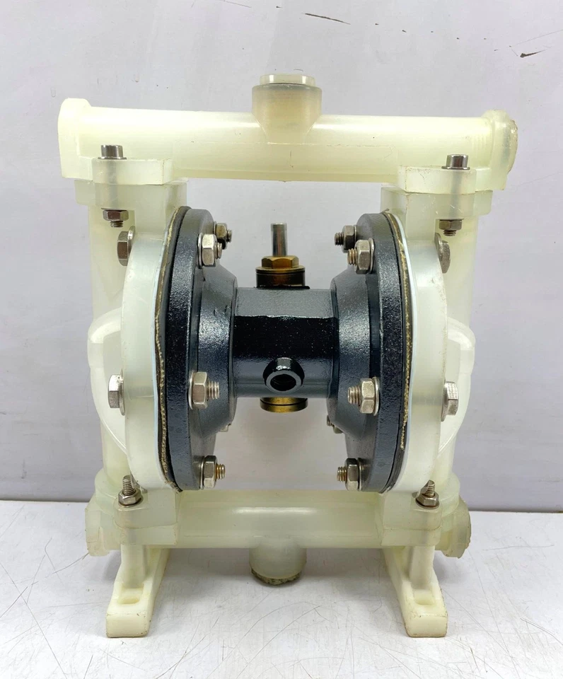 Pneumatic Air Operated Double Diaphragm Pump 1/2" Water Chemical Oil Heavy Duty - Image 3 of 4