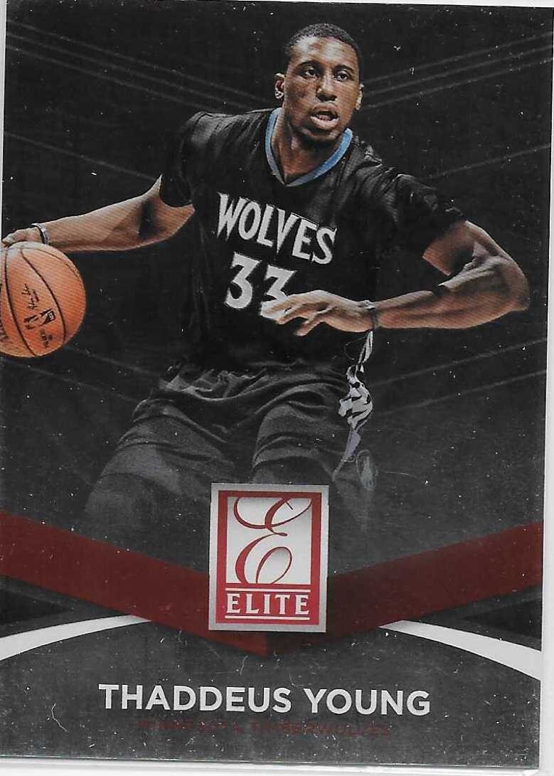 2014-15 Donruss Basketball Elite Thaddeus Young Timberwolves