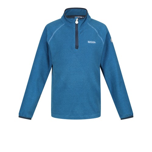 Regatta Loco Half Zip Junior Fleece Top - Blue - EU 9-10 ans
