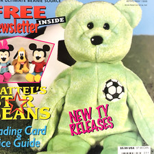 Vintage Kicks Soccer Meet Ernie White Beanie Mania Mix Lot of 2 Magazines