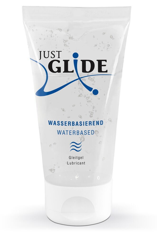 Lubricante Base De Agua Just Glide 50Ml Sexo Gel Gleitcreme Íntimo