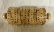 Wooden Secret Cypher Decoder, Excellent Condition, 7" Long, 2 1/2" Diameter