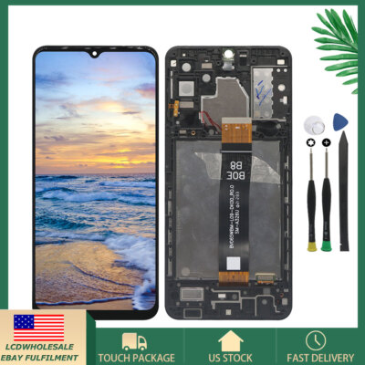 For Samsung Galaxy A32 5G SM-A326U A326 LCD Display Touch Screen Digitizer Frame
