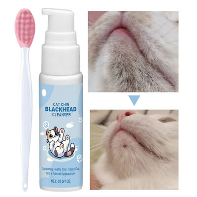 Katze Schwarze Kinnreiniger schwarzer Kopfreinigung Lotion mit Pinsel Gentle Rei