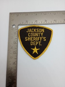 Vintage Jackson County Oregon Sheriff Dept Police Patch OR Patch