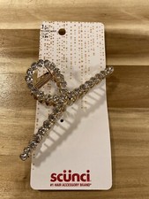 Scunci 1 Piece Claw Hair Clip 4.5" Large Glitter Sparkle Jewel Hair Claw Clip