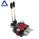2 Spool 11Gpm 3600 Psi Hydraulic Directional Control Valve Double Acting (Bspp)