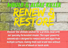 POWERFUL Moss Mould and Algae Killer For Garden Furniture Patio Decking Fence