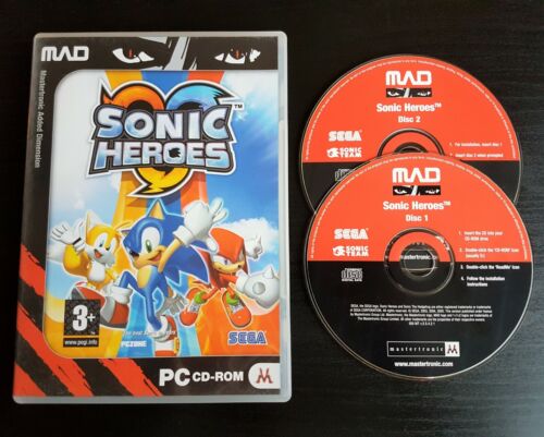 Sonic Heroes - PC CD-ROM - SEGA - MAD - Gratuit, Rapide P&P ! - Photo 1 sur 3