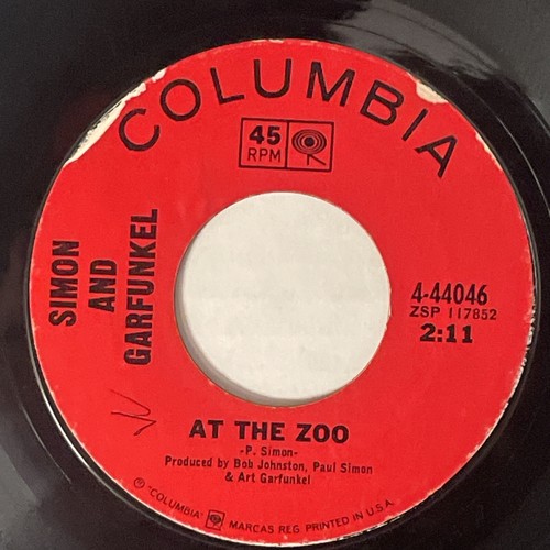 Simon and Garfunkel The 59th Street Bridge Song (Feelin’ Groovy), At the Zoo 45 - Picture 3 of 4