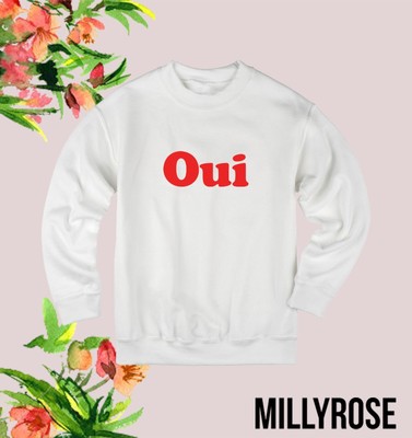 french slogan jumper