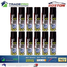 12x Brake and Parts Cleaner Aerosol Spray Can PRO H/Duty Fast Clean 350g Boston