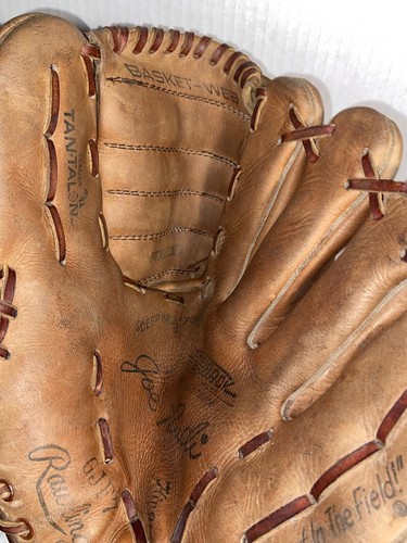 Vintage JOE RUDI MODEL GJF7 RAWLINGS BASEBALL LEATHER GLOVE- X2 - Picture 7 of 12