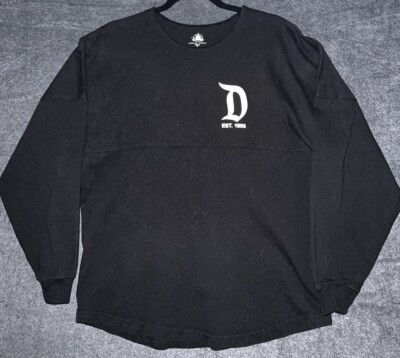 Disneyland Adult Unisex Spirit Jersey Long Sleeve Size S Black