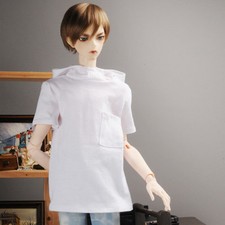 Dollmore 28" BJD clothes and acc Model M Size - Carp Hood T White