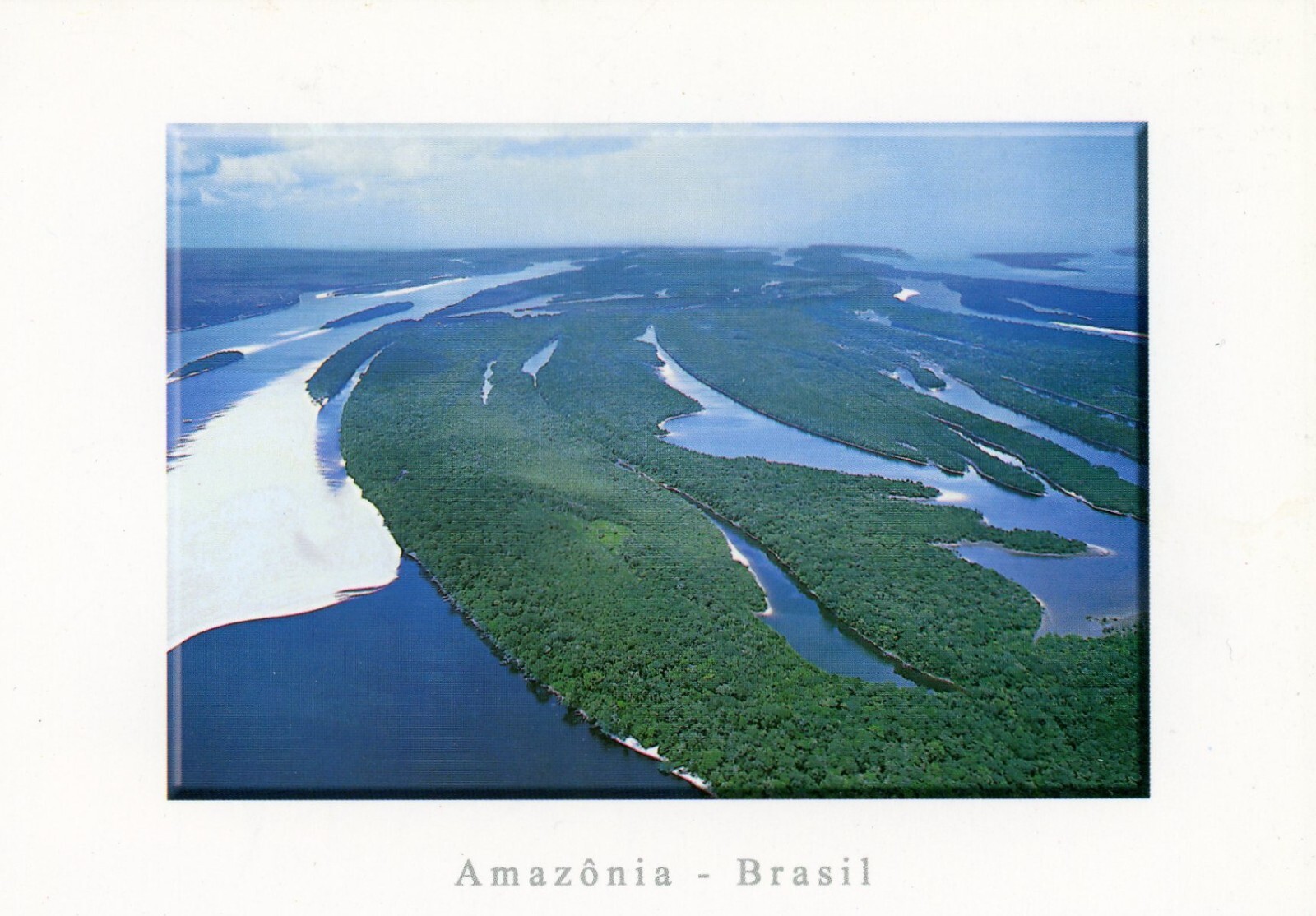 Barcelos, Amazonia, Brazil, UNP, VG Cond --POSTCARD