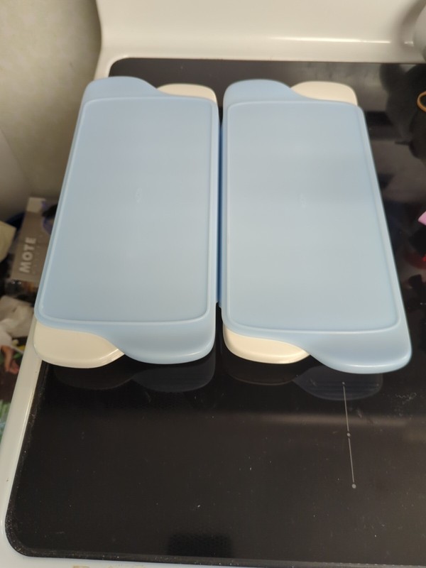 OXO Good Grips Covered Ice Cube Tray 2 Pack sliding covers