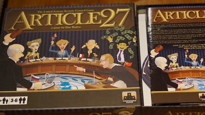 Article 27 Boardgame - The UN Security Council Game Complete - Stronghold Games