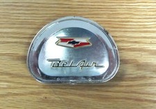 1957 CHEVY BELAIR HORN RING CENTER CAP EMBLEM ** USA MADE **