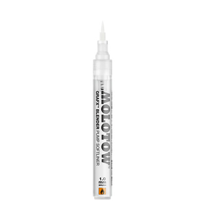 Molotow Grafx Blender Pump Softliner Marker - 1mm Brush Pen Ink Mixing Effect