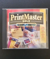 PrintMaster Gold Bonus Pack CD-ROM WINDOWS 3.1 95 98 Graphics Photos Software