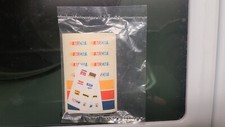 Tyco Nascar Decal Pennants Flags Poles NOS MIP