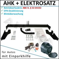 AnhäNgerkupplung ES13 FüR Citroen C5 C-5 RC FließHeck Bj 04-08 Eph-Deaktivierung