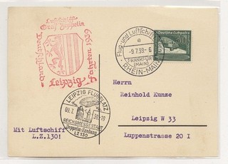 Germany Good Zeppelin Postcard Lot # 23