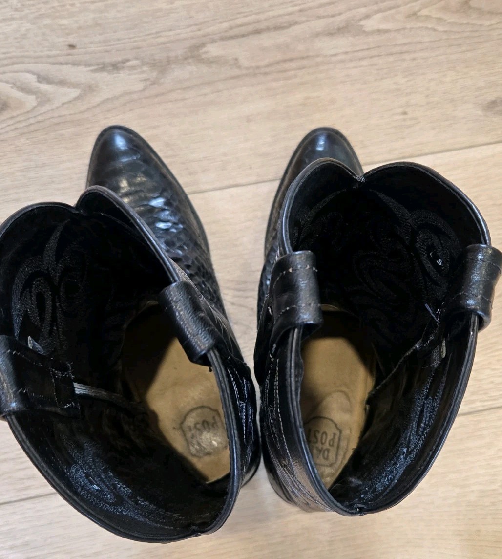 Rare Dan Post Python Snake Skin Boots Cowboy West… - image 16