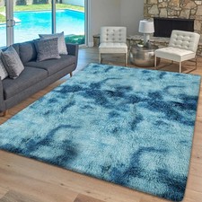 Thick Large Shaggy Rugs Non Slip Hallway Runner Rug Bedroom Living Room Carpet