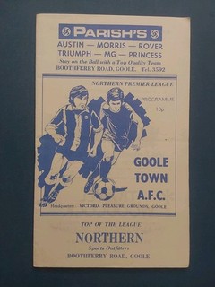 F A Trophy 1st Round Goole Town v Blyth Spartans 13th January 1979