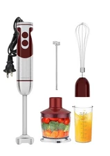 MegaWise 5-in-1 Hand Blender Set with Variable Speed Control, 400W ... Fast Ship