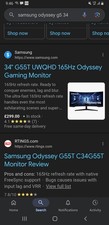 Image of Samsung Odyssey G5 34-inch Gaming Monitor UWQHD