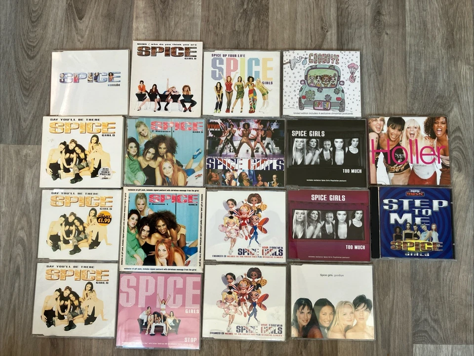 Spice Girls 18 x CD Singles Collection Inc Rare, Limited & Collector Editions Foto 2 de 2