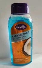 La Bella Extreme Sport Styling Gel + Coconut Oil 22 Oz. Holds & Protects