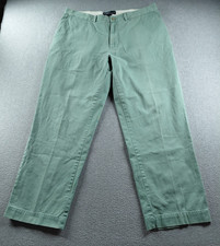 Polo Ralph Lauren Men's Pants Green Size 38x30 Straight Leg Cotton 29.5" Chino