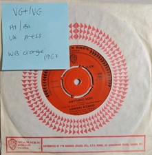 Harpers Bizarre Anything Goes/Malibu Vinyl Record 7" VG+/VG WB 7063 1967