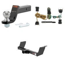 CURT Trailer Hitch Tow Cargo Package, Wiring Harness, #45042 Ball Mount - 13019