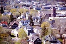No Date Town View Buildings Michigan ? Slide CL-E