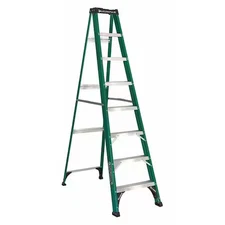 Louisville Fs4008 8 Ft Fiberglass Stepladder, 225 Lb Capacity