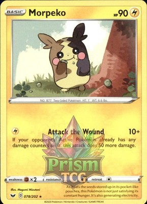 Morpeko 78/202 Rare Schwert & Schild Pokemon