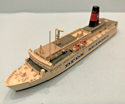 Albatros #112 Denmark Ferry Ship Dana Anglia 1978 Waterline Model - Scale 1:1250