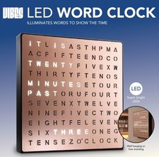 Auraglow LED Light Up Word Clock