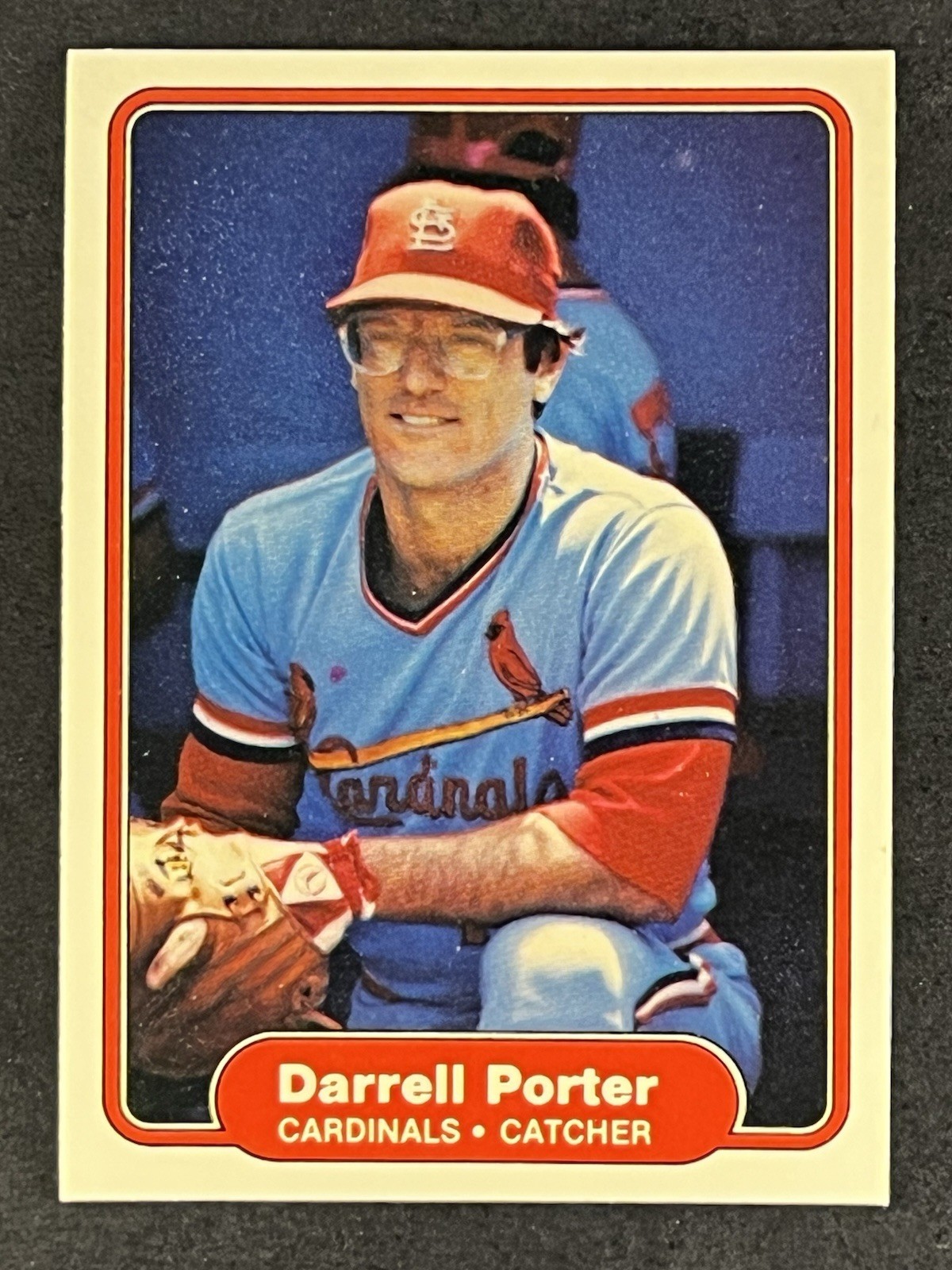 1982 Fleer #124 Darrell Porter St. Louis Cardinals #124